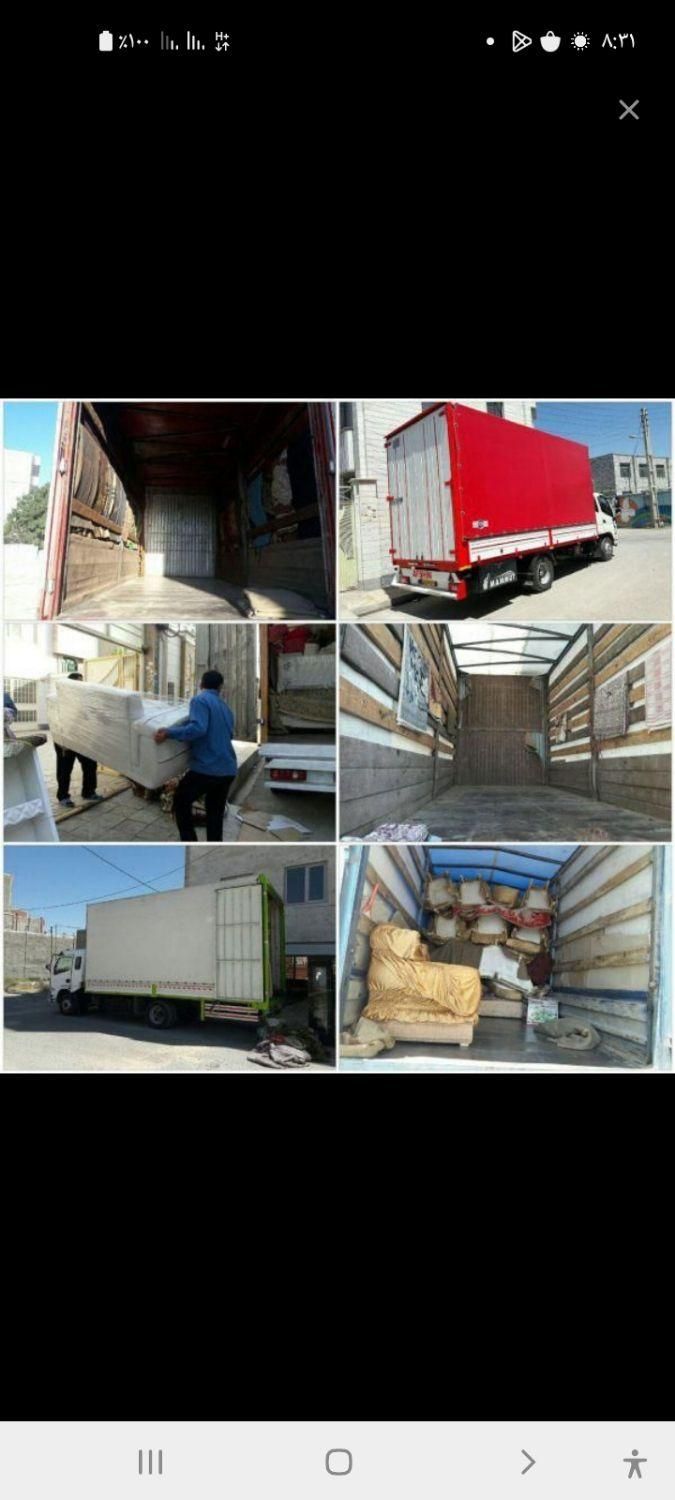 حمل ونقل اثاث کشی منزل با ماشین وکارگر|خدمات حمل و نقل|رفسنجان, |دیوار