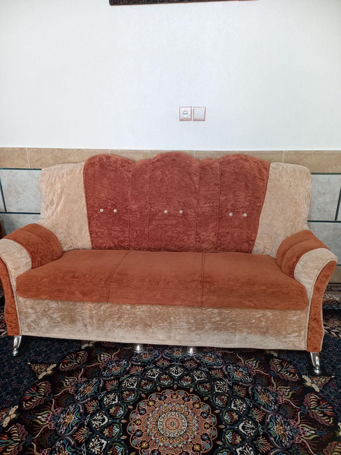 مبل ۷ نفره به همراه روکش|مبلمان خانگی و میز عسلی|خرمدره, |دیوار
