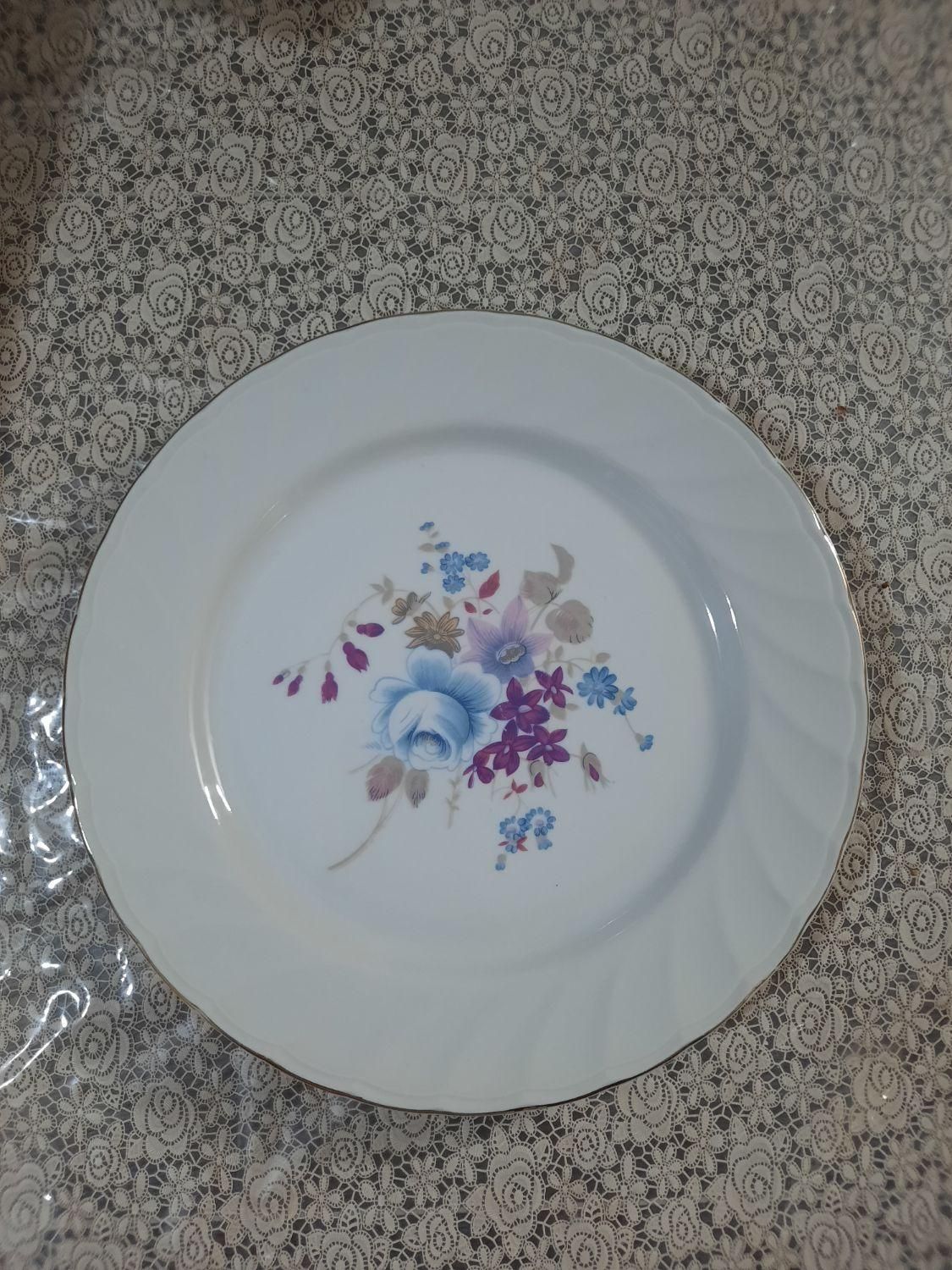 کاسه بشقاب قدیمی میوه خوری چینی شکلات|ظروف سرو و پذیرایی|شیراز, شهرک پرواز|دیوار