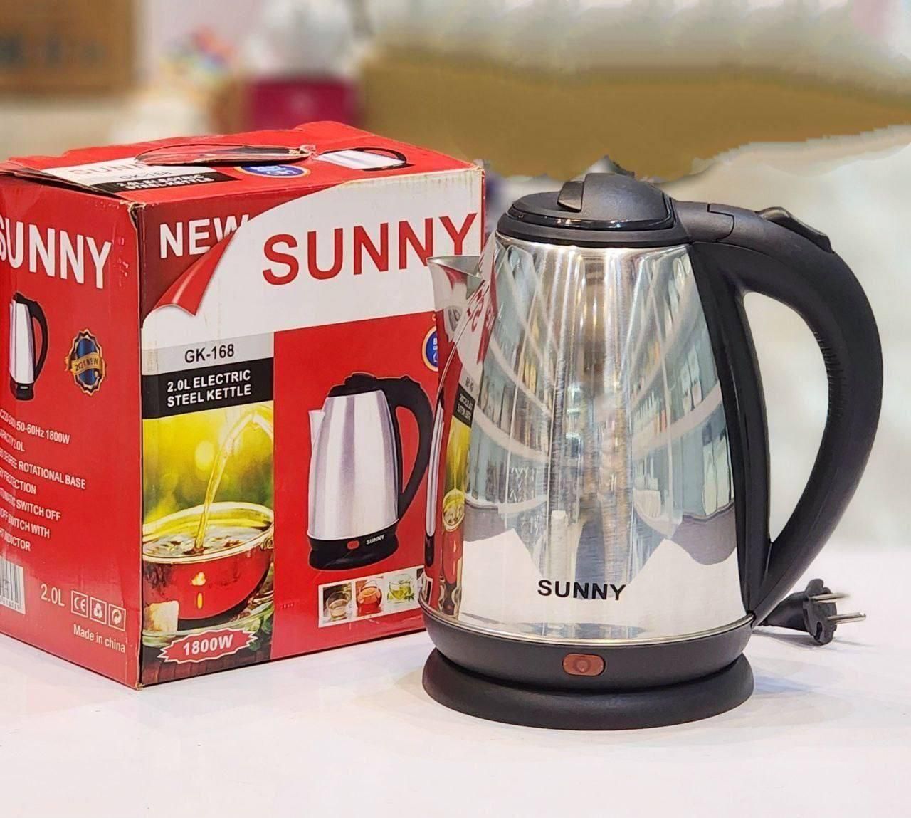 کتری برقی استیل 2 لیتر سانی|سماور، چایساز، قهوهساز|رشت, کوی طالقانی|دیوار