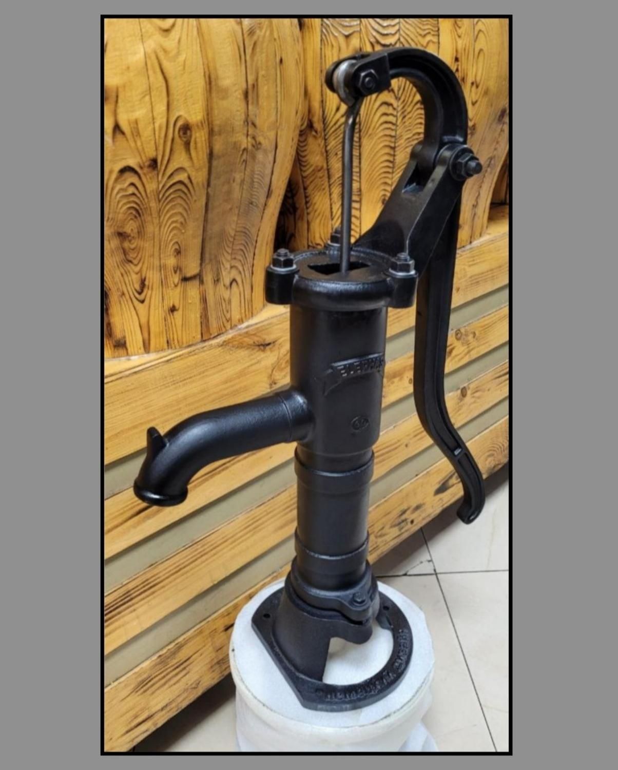 تلمبه آب قدیمی و پمپ آب|مصالح و تجهیزات ساختمان|رشت, معلم|دیوار