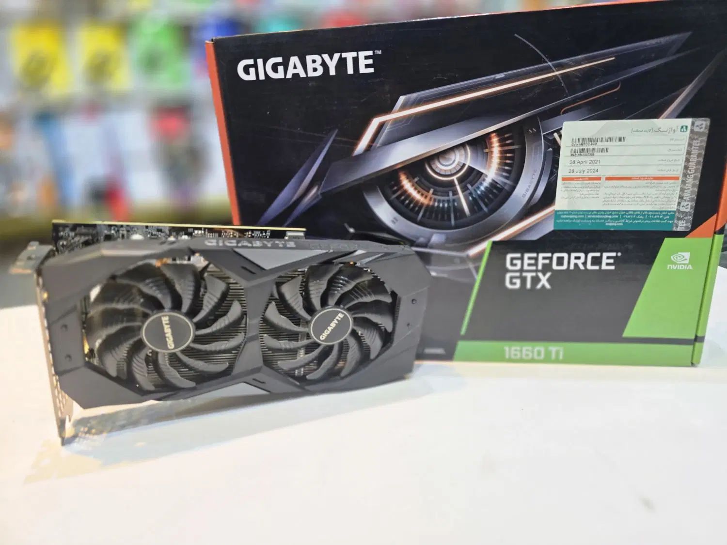 کارت گرافیک  1660ti گیگابایت|قطعات و لوازم جانبی رایانه|مشهد, شفا|دیوار