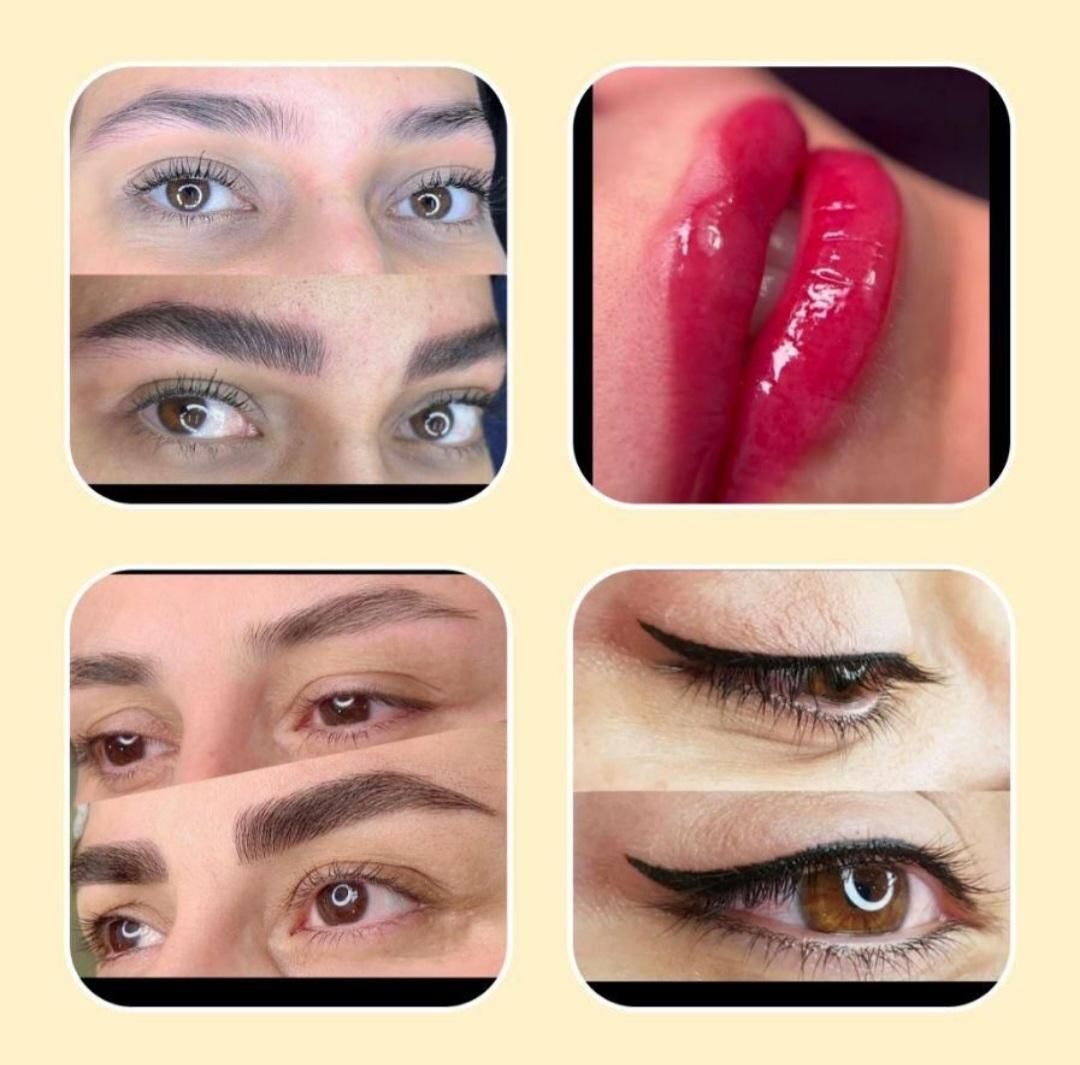 میکرو ابرو،رنگ مو، کراتین و احیا مو|خدمات آرایشگری و زیبایی|میبد, |دیوار