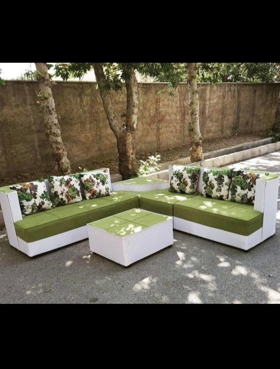 مبل ال کنج ۷نفره با قیمت کاملا واقعی|مبلمان خانگی و میز عسلی|خرمآباد, |دیوار