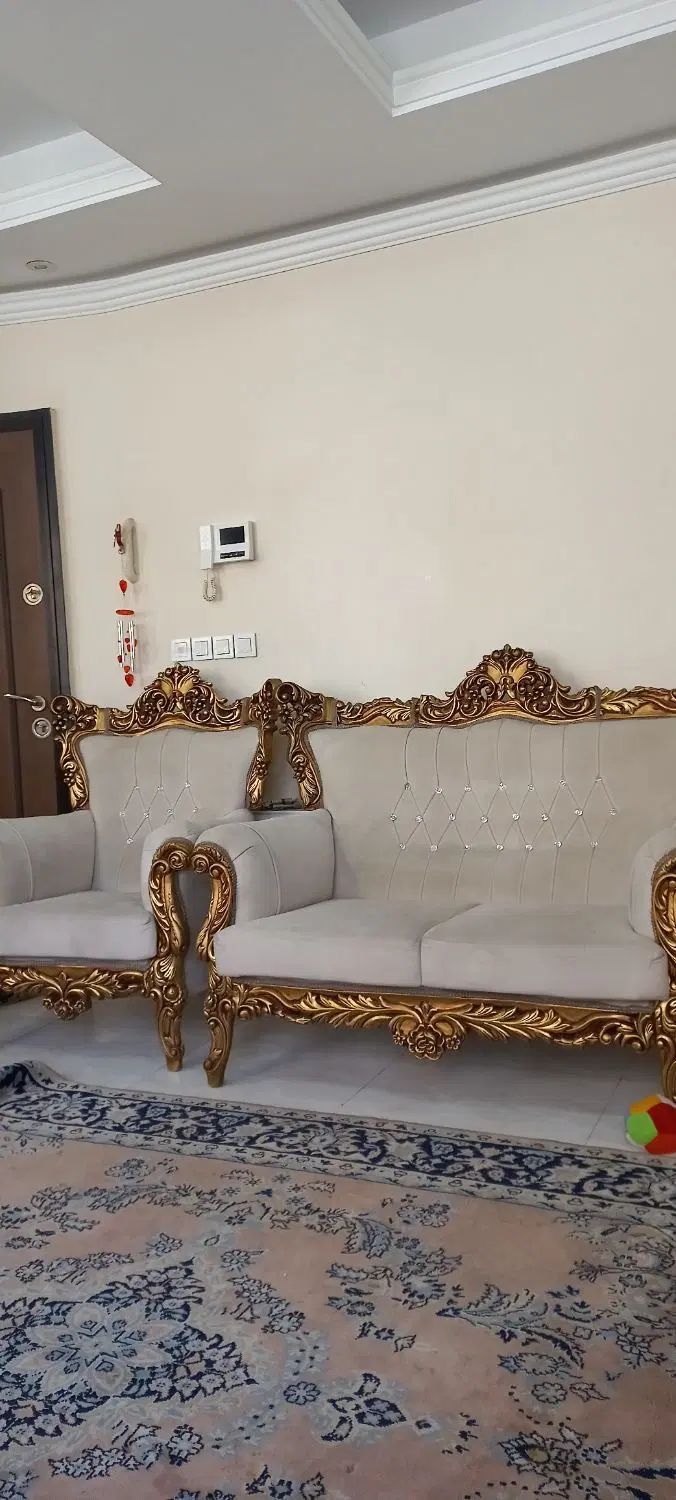مبلمان استیل ۷نفره|مبلمان خانگی و میز عسلی|تهران, جی|دیوار