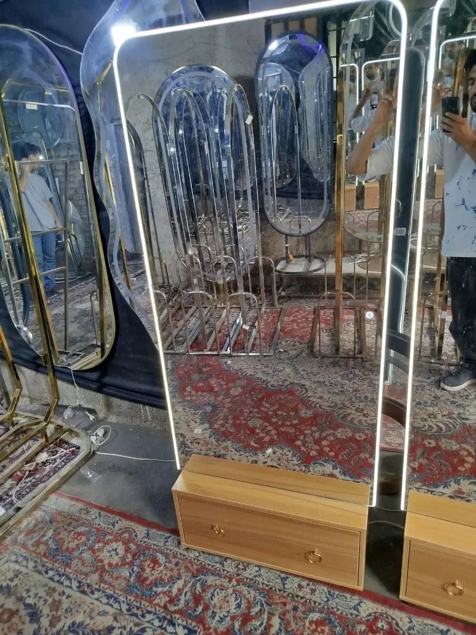 اینه قدی باکس دار|آینه|تهران, نعمت‌آباد|دیوار