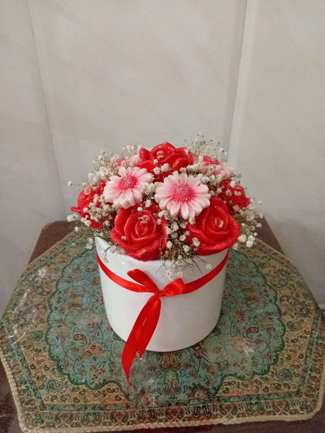 باکس گل شمع|صنایع دستی و سایر لوازم تزئینی|تهران, فلاح|دیوار