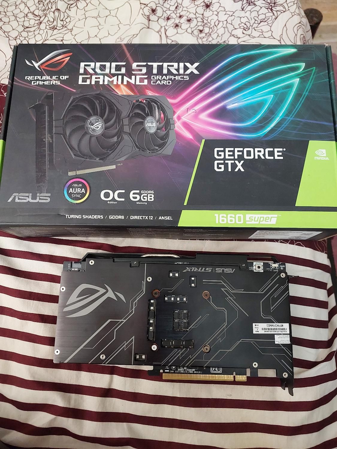 گرافیک Asus Rog Strix 1660 Super|قطعات و لوازم جانبی رایانه|تهران, جوانمردان (اندیشه)|دیوار