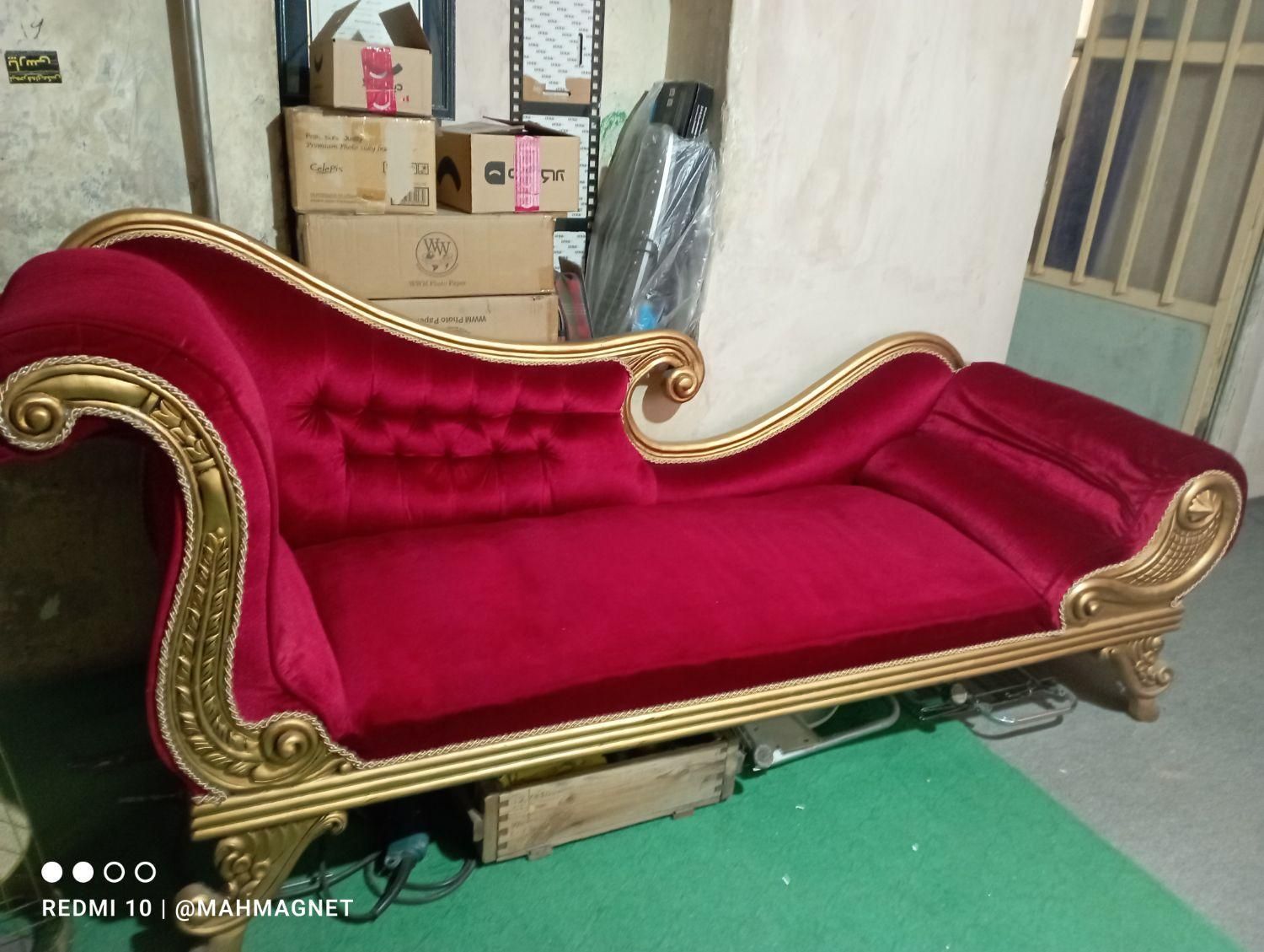 دو نمونه مبل عروس تالار سالن زیبایی|مبلمان خانگی و میز عسلی|لنجان, |دیوار