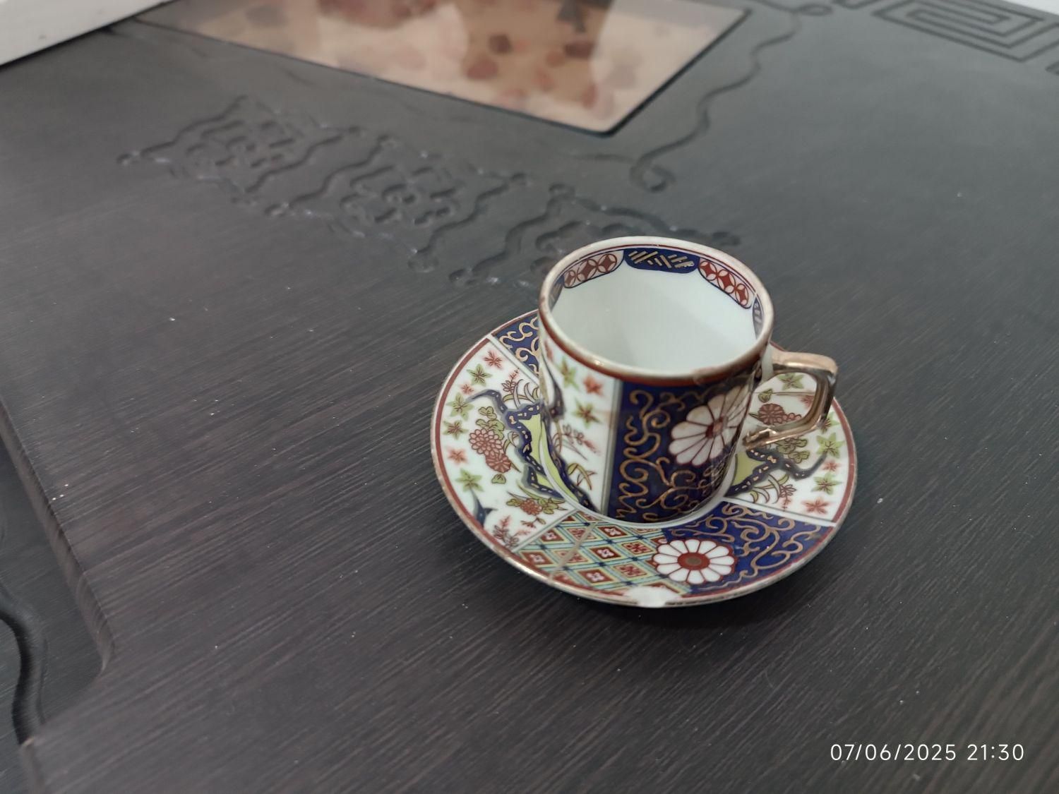 فنجان ژاپنی عطیقه قدیمی|کلکسیون اشیاء عتیقه|خرم‌آباد, |دیوار