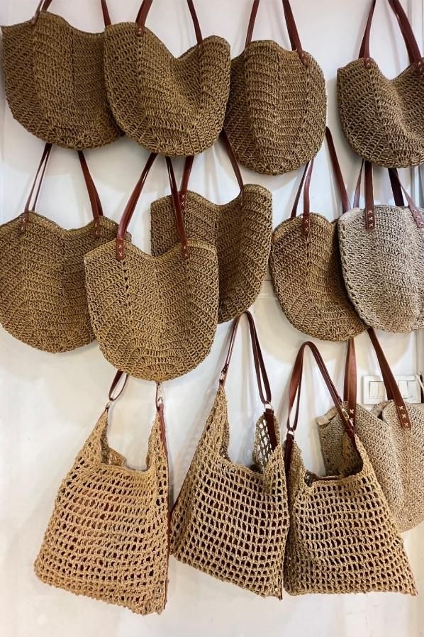 کیف رافیا دستبافت|کیف، کفش، کمربند|گرگان, |دیوار