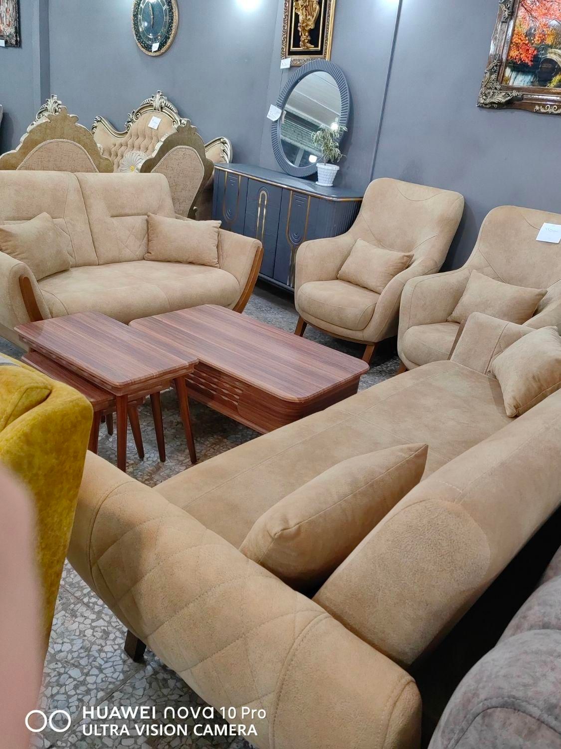 مبل راحتی ولگا هفت نفره نو|مبلمان خانگی و میز عسلی|رشت, ولکس|دیوار