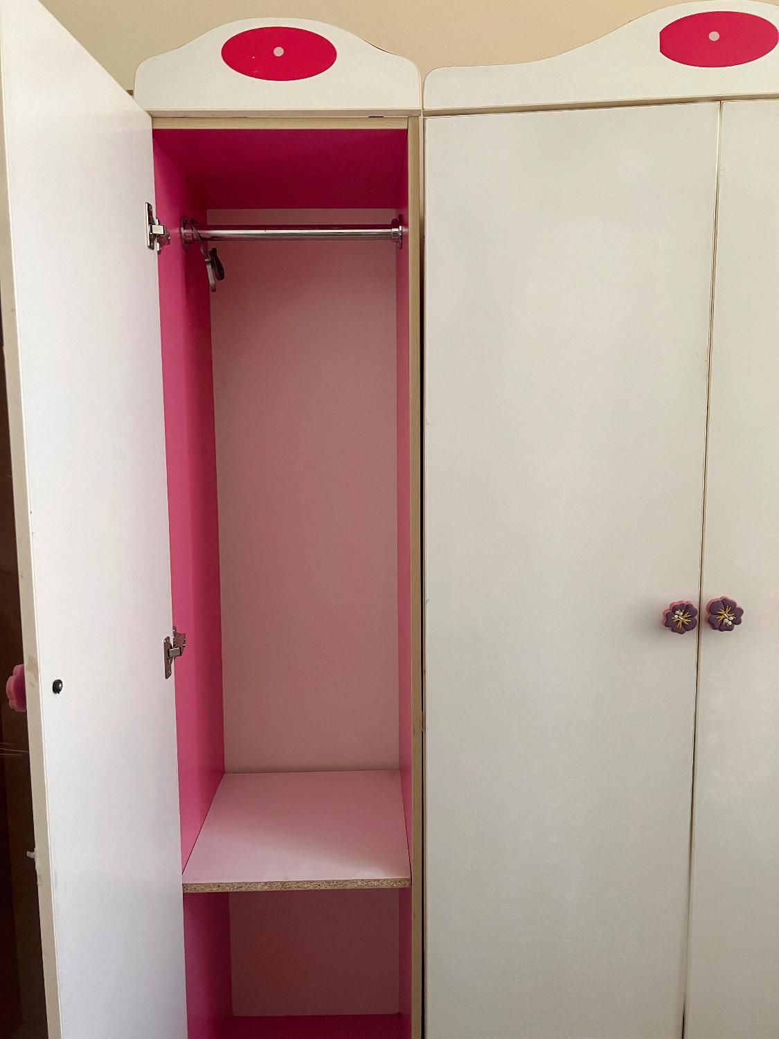 سرویس ام دی اف دخترانه|تخت و صندلی بچه|بروجرد, |دیوار