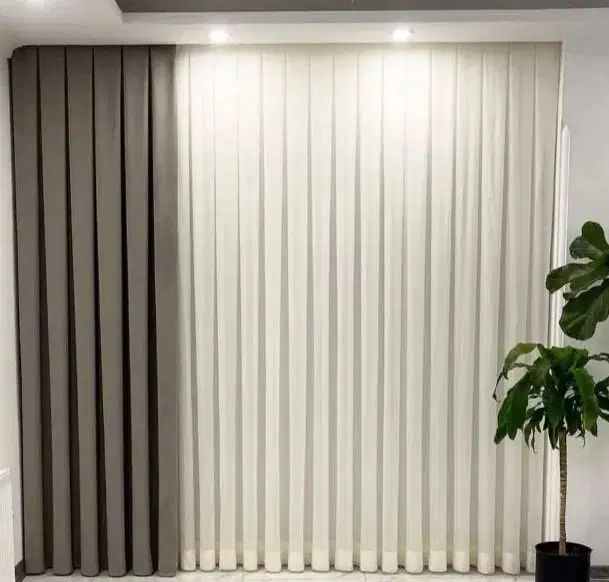 دوتا دستک پرده رنگ سبزتیره حلقه ای|پرده، رانر، رومیزی|مشهد, کشاورز|دیوار