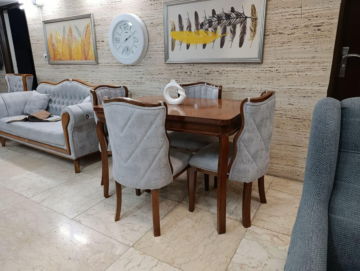 ناهارخوری ۴ نفره(ازدم قسط)|میز و صندلی غذاخوری|بجنورد, |دیوار