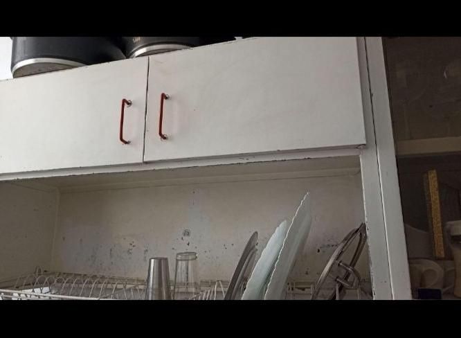 آب چکان و کابینت فلزی کارکرده|آب‌چکان و نظم‌دهنده ظروف|ورامین, |دیوار