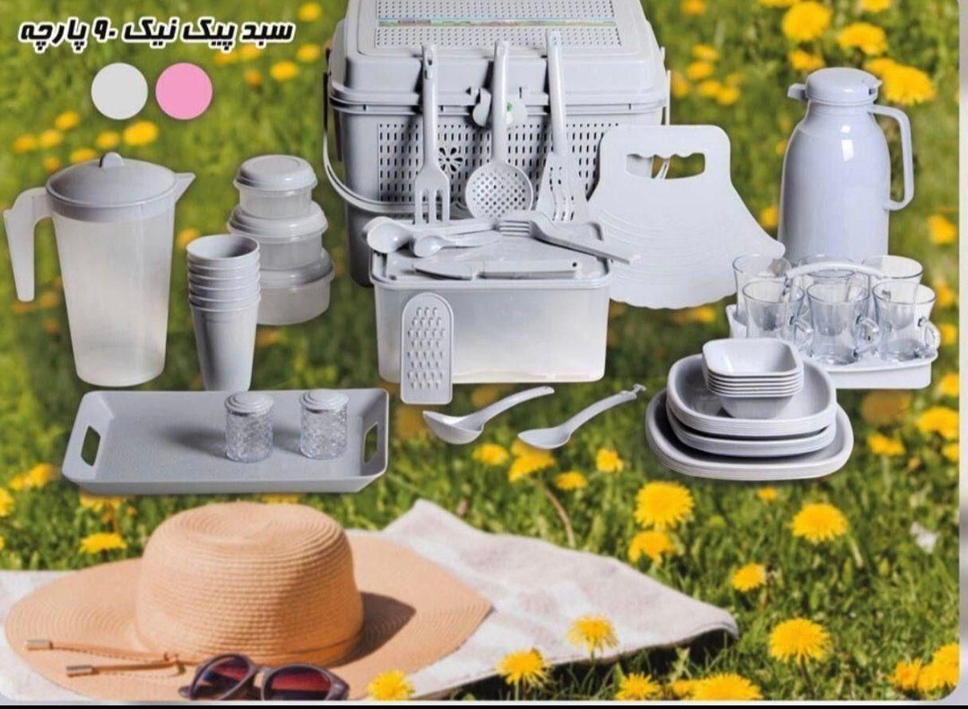 سرویس مسافرتی 90پارچه|ظروف نگهدارنده، پلاستیکی، یک‌بارمصرف|ری, سیزده آبان|دیوار