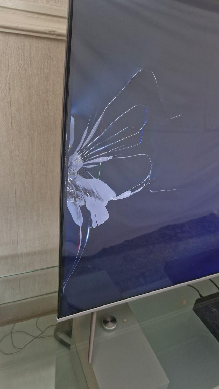 تلویزیون 65 اینچ TCL QLED پنل شکسته|تلویزیون و پروژکتور|تهران, امانیه|دیوار