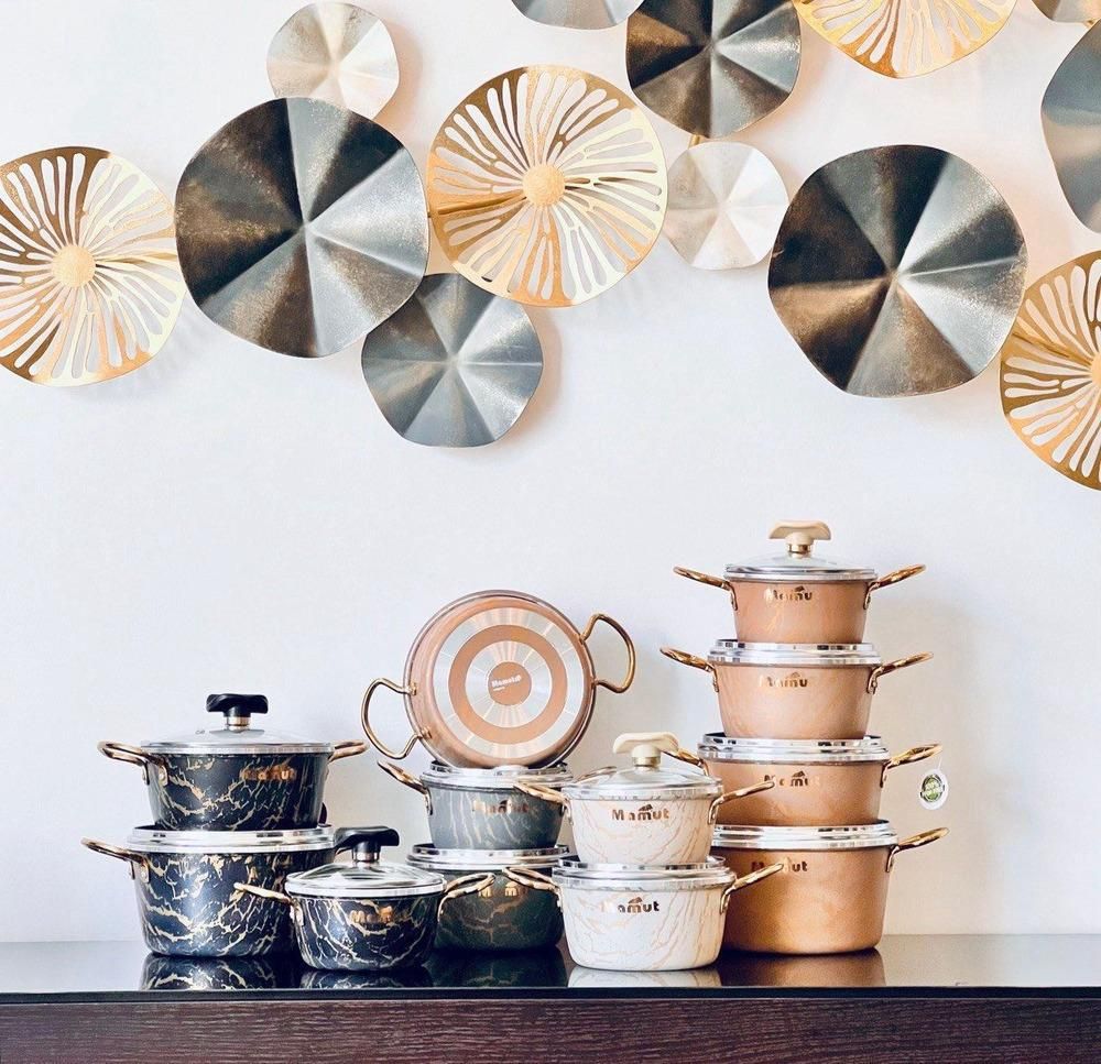 ظروف قابلمه ماموت21پارچه سرویس کامل قابلمه  لاکچری|ظروف پخت‌وپز|یزد, |دیوار