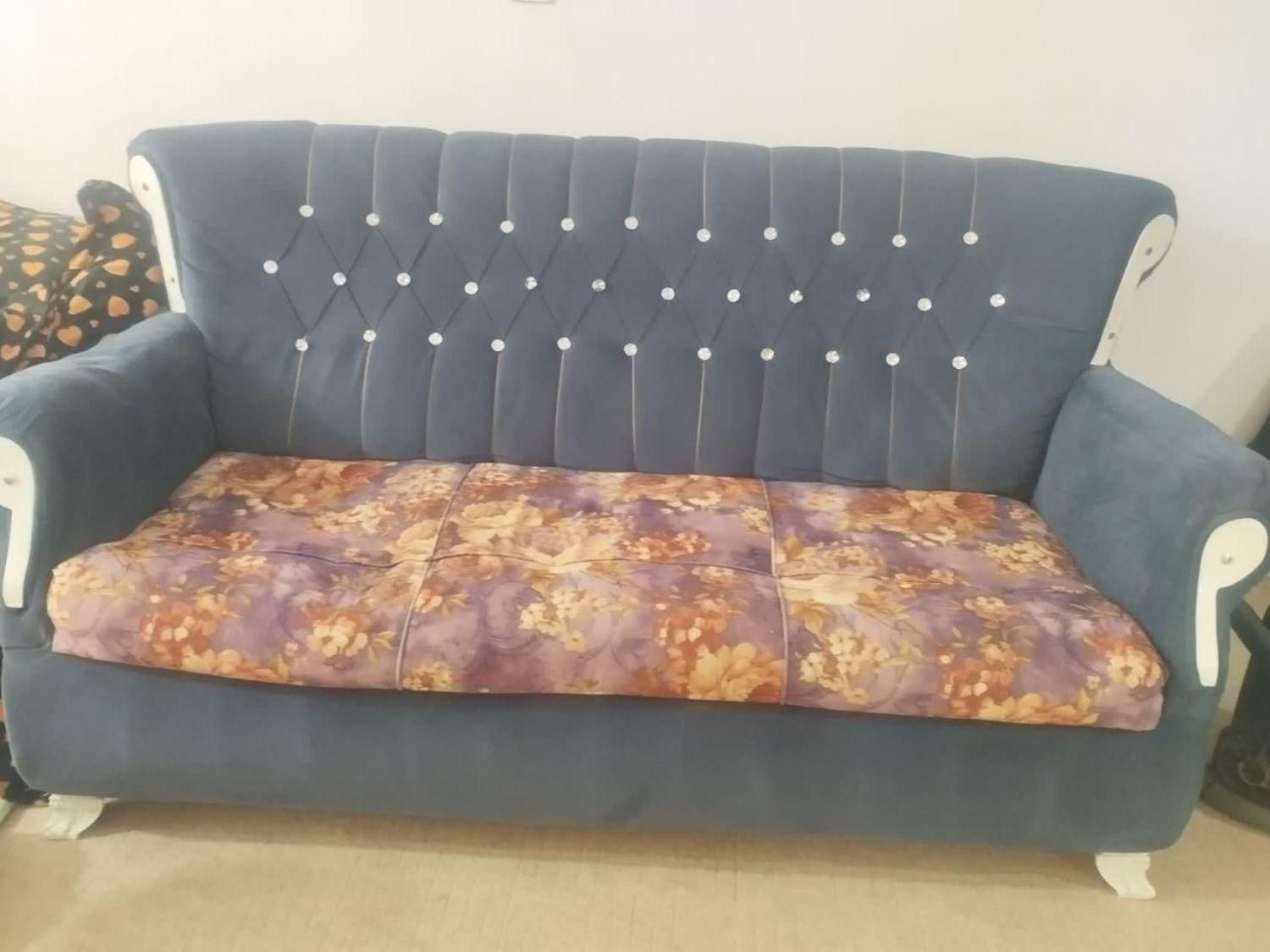 دو سرویس مبل هفت نفره راحتی واستیل|مبلمان خانگی و میز عسلی|ابهر, |دیوار