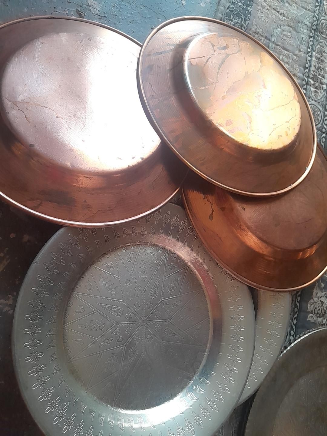 ظروف مسی زیبا|ظروف سرو و پذیرایی|کرمانشاه, |دیوار