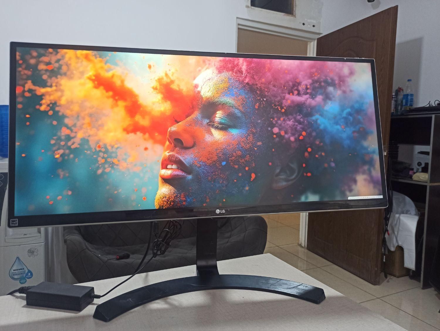 مانیتور استوک ۳۴ اینچ ال جی  4k پنل ips|قطعات و لوازم جانبی رایانه|شیراز, عفیف‌آباد|دیوار