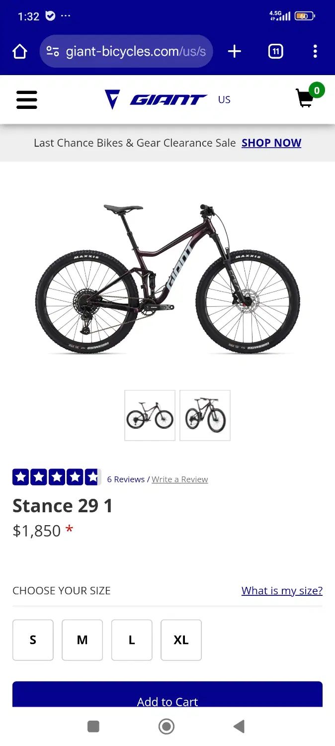 دوچرخه جاینت استنس ۱ giant stance دو کمک|دوچرخه، اسکیت، اسکوتر|تهران, پونک|دیوار