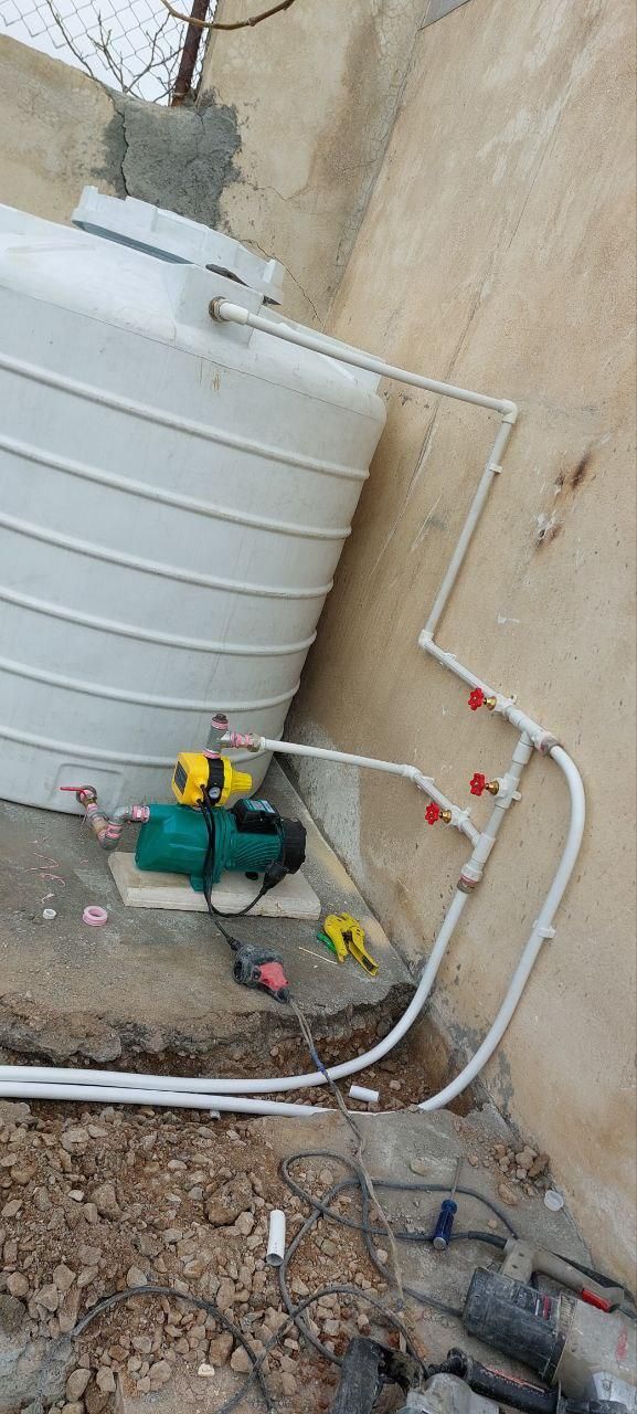 تاسیسات لوله کشی آب فاضلاب نصب پمپ|خدمات پیشه و مهارت|اراک, |دیوار