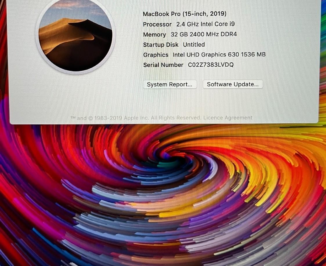 مک بوک پرو ۲۰۱۹ i9 درحد نو استثنایی macbook pro|رایانه همراه|تهران, میدان ولیعصر|دیوار