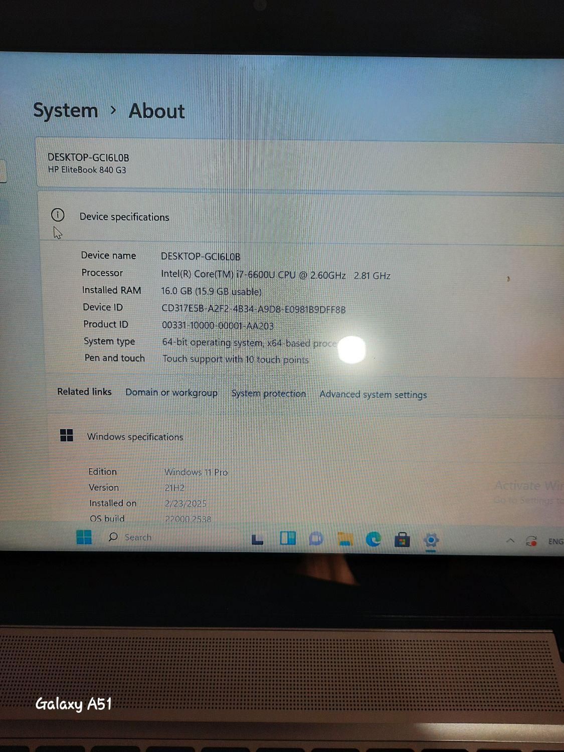 لب تاپ hp G3840|رایانه همراه|بیرجند, |دیوار