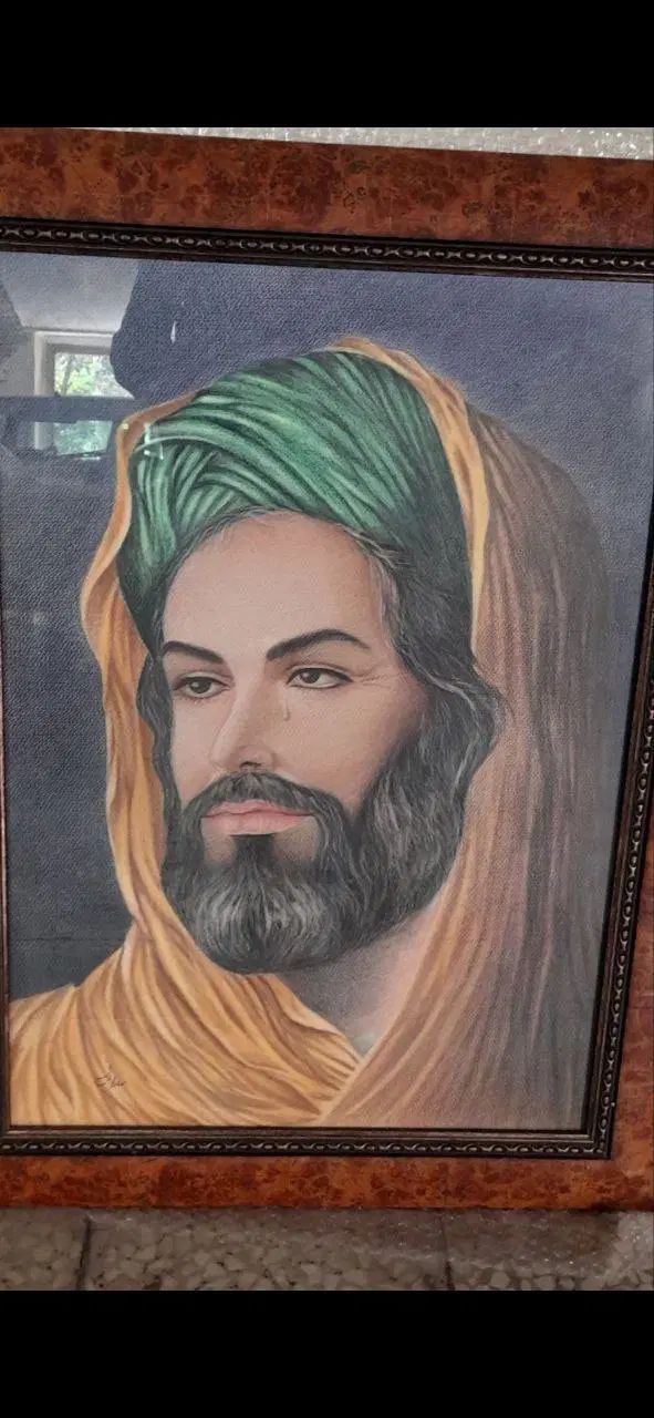 تابلو نقاشی مدادرنگی امام رضا|تابلو، نقاشی، عکس|تهران, مجیدآباد|دیوار
