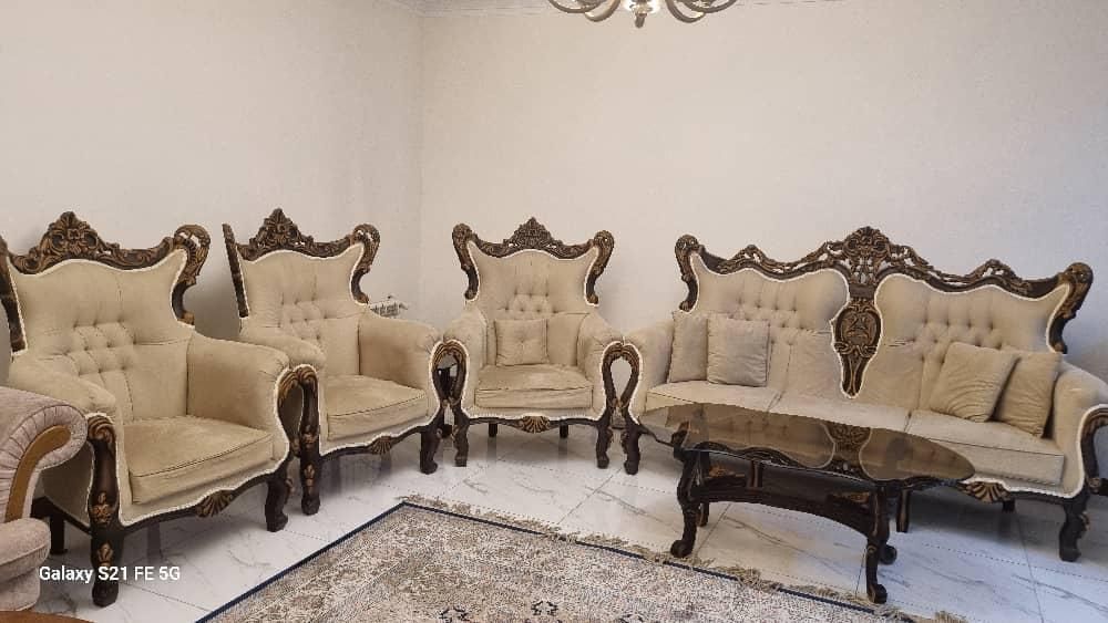 مبل استیل ۹ نفره|مبلمان خانگی و میز عسلی|تهران, دهقان|دیوار