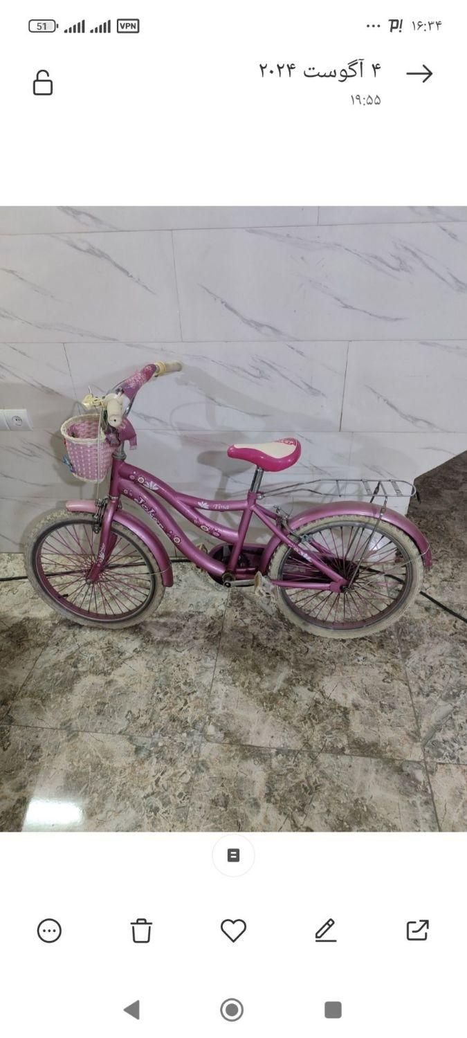 دوچرخه دخترانه|دوچرخه، اسکیت، اسکوتر|گلستان (تهران), |دیوار