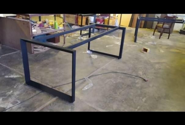 کنفرانس 8 نفره پایه فلزی دو تیکه 300*90|دفتر کار|کرج, چهارصد دستگاه|دیوار