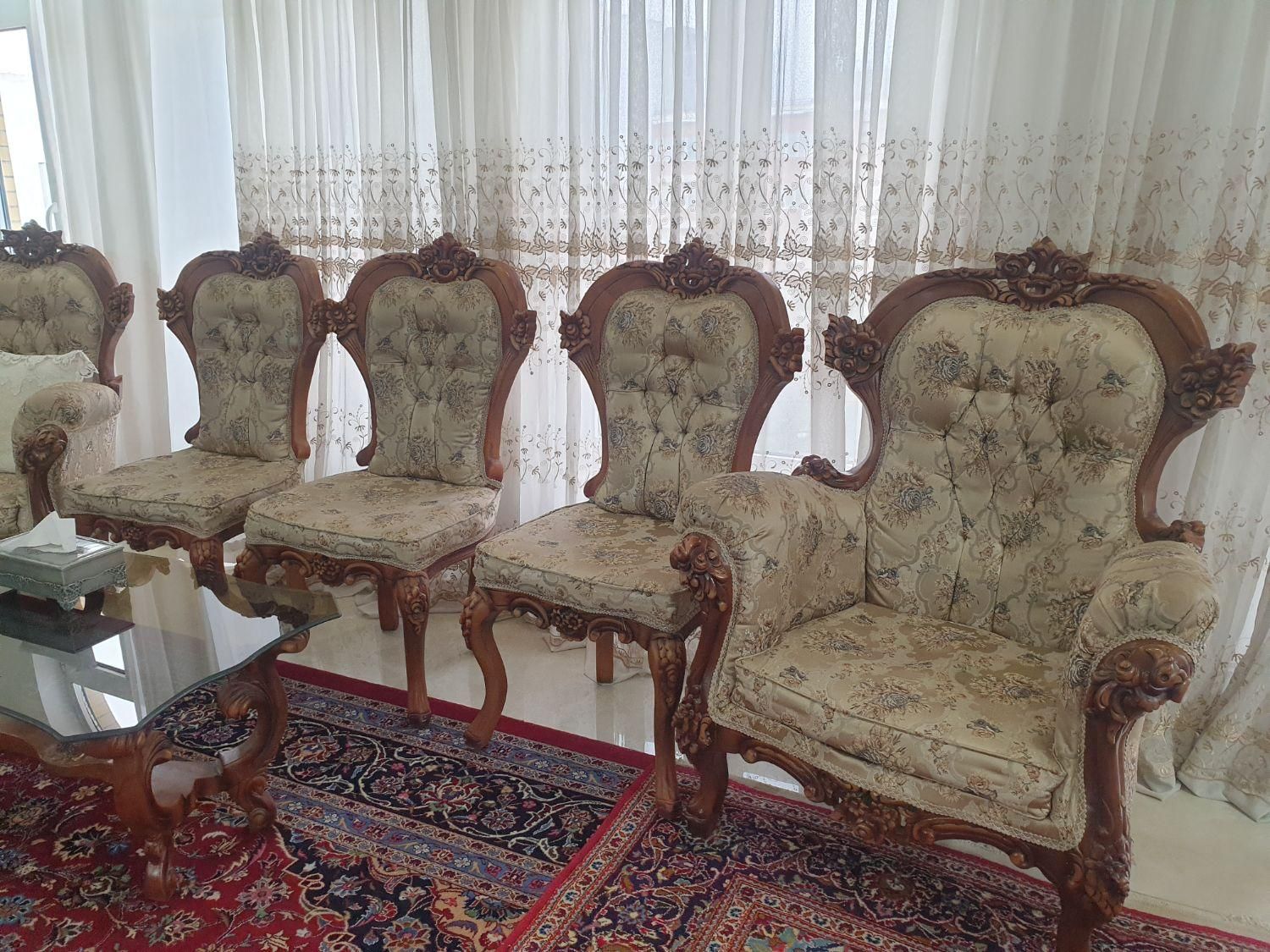 مبلمان،جلومبلی،عسلی میز ناهار خوری،۸ عددصندلی|مبلمان خانگی و میز عسلی|کرمانشاه, |دیوار