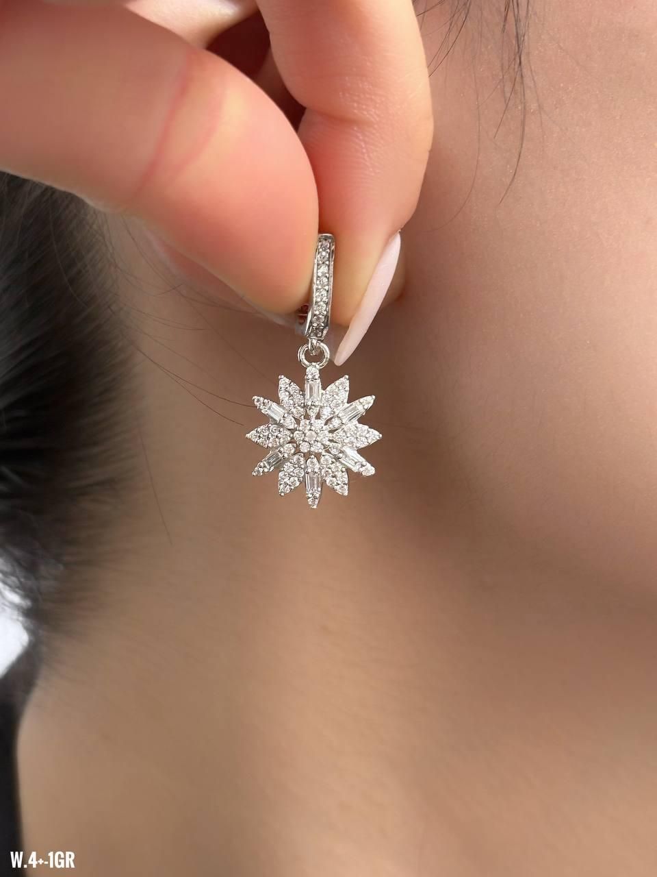گوشواره نقره مارکیز نقره سازی رضازاده کد 1640|بدلیجات|تبریز, |دیوار
