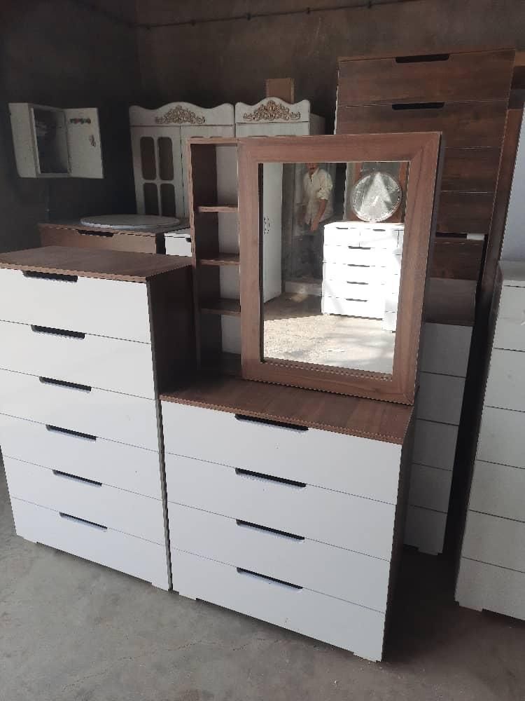 آینه ریلی با دراور و کمد|جاکفشی، کمد، دراور|مشهد, الهیه|دیوار