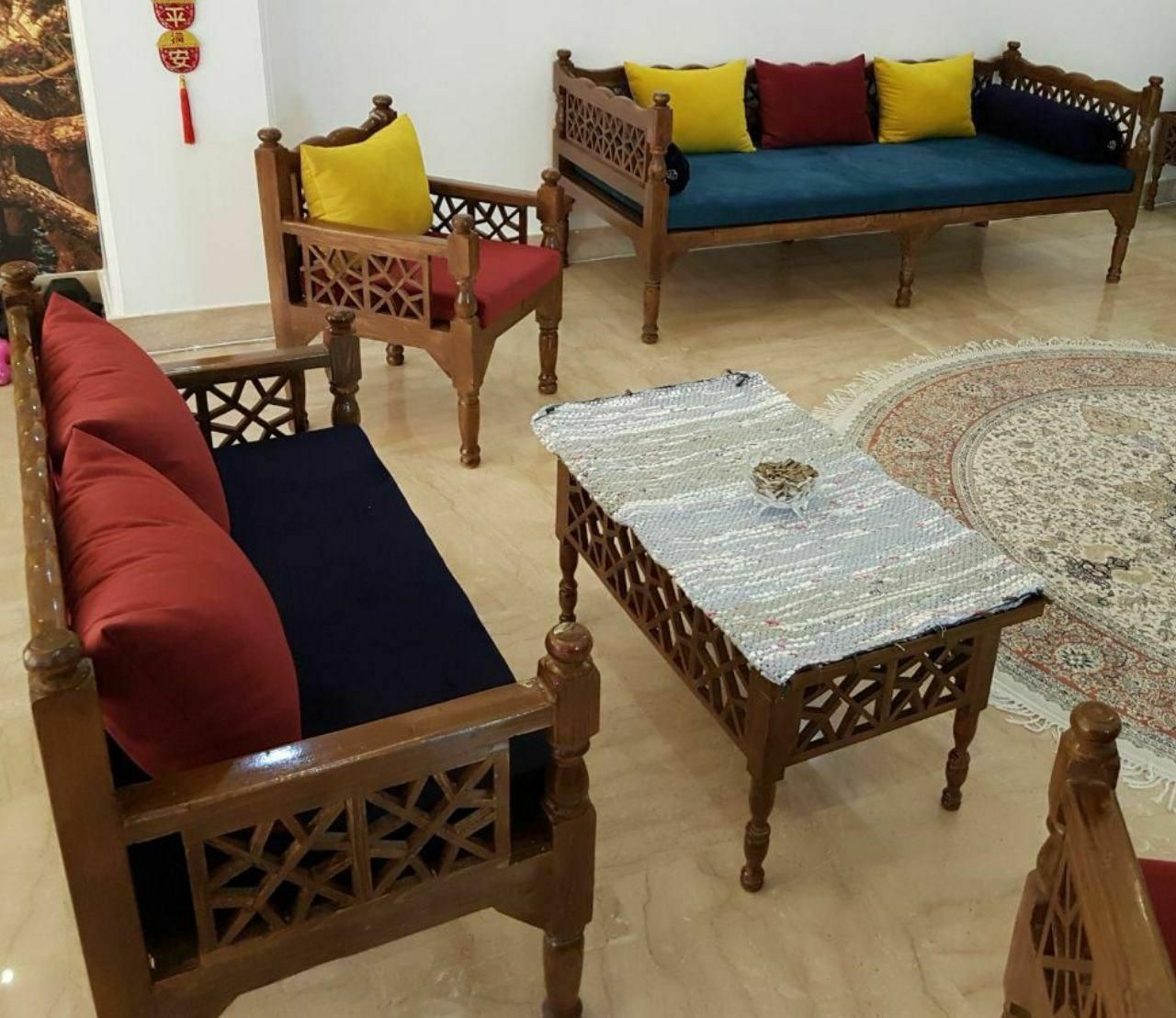 فقط نشیمن،تشک و کوسن تَختِ سنتی و مُبلِ سُنّتی|مبلمان خانگی و میز عسلی|تهران, جی|دیوار
