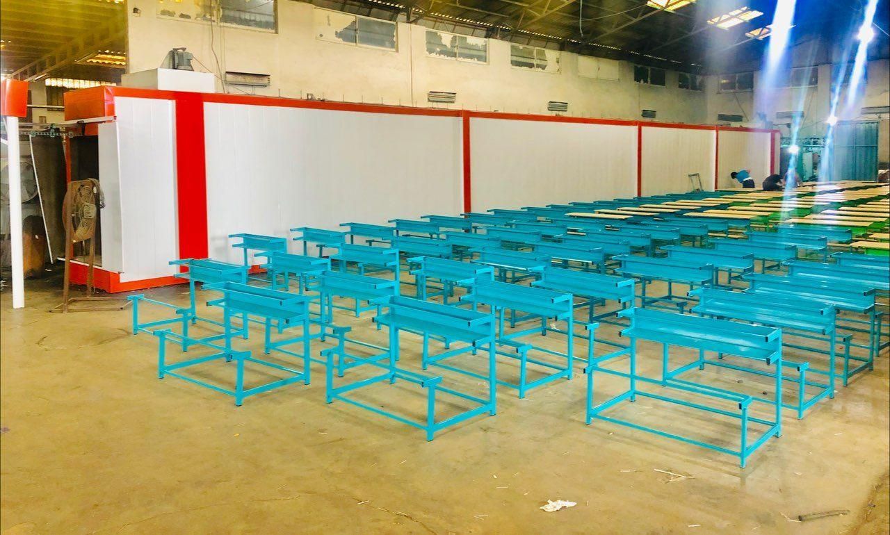 نیمکت متصل دانش آموزی نیمکت مدرسه|صندلی و نیمکت|بجنورد, |دیوار