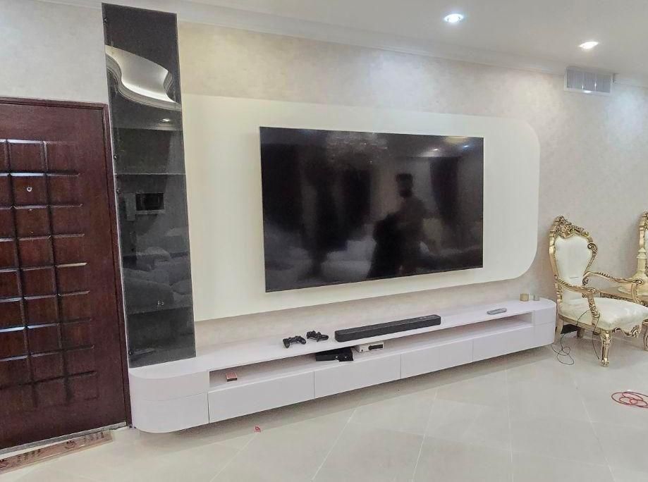 تی وی وال tvroom|مصالح و تجهیزات ساختمان|قم, زاویه|دیوار