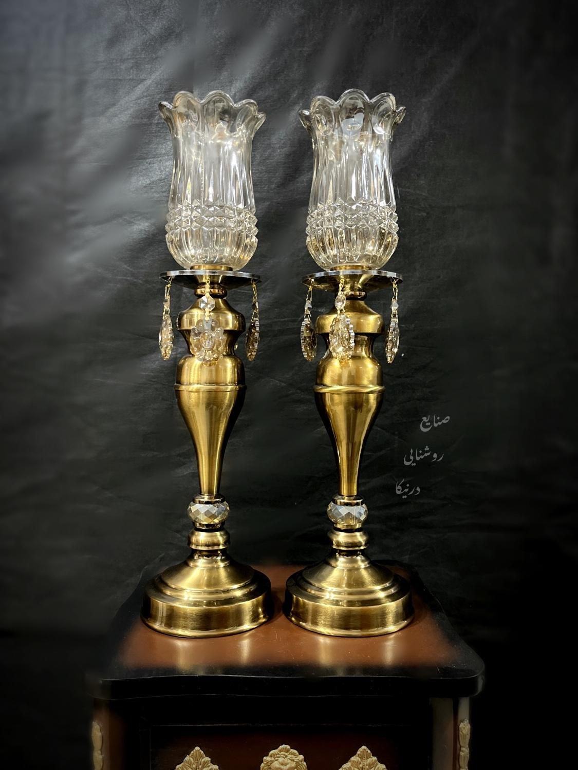 شمعدان سناتور باکارات|چراغ خواب و آباژور|ارومیه, |دیوار