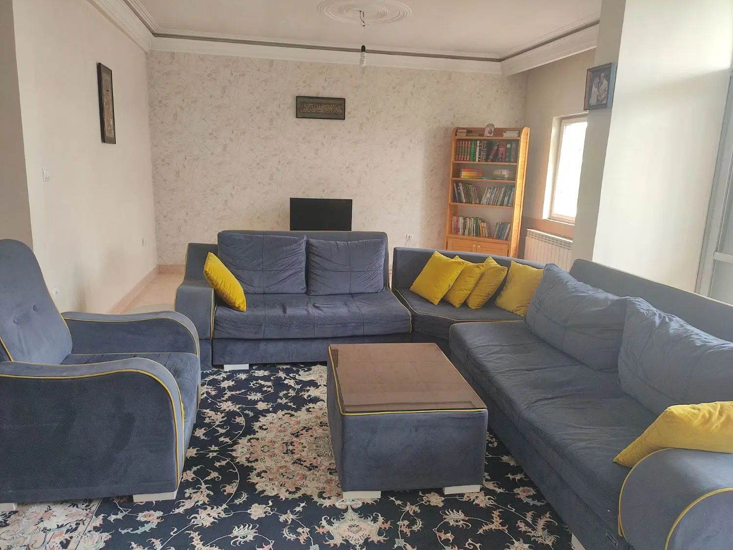 مبل الِ راحتی تخت خواب شو ۷ نفره با جلو مبلی|مبلمان خانگی و میز عسلی|تهران, شهرک آزادی|دیوار