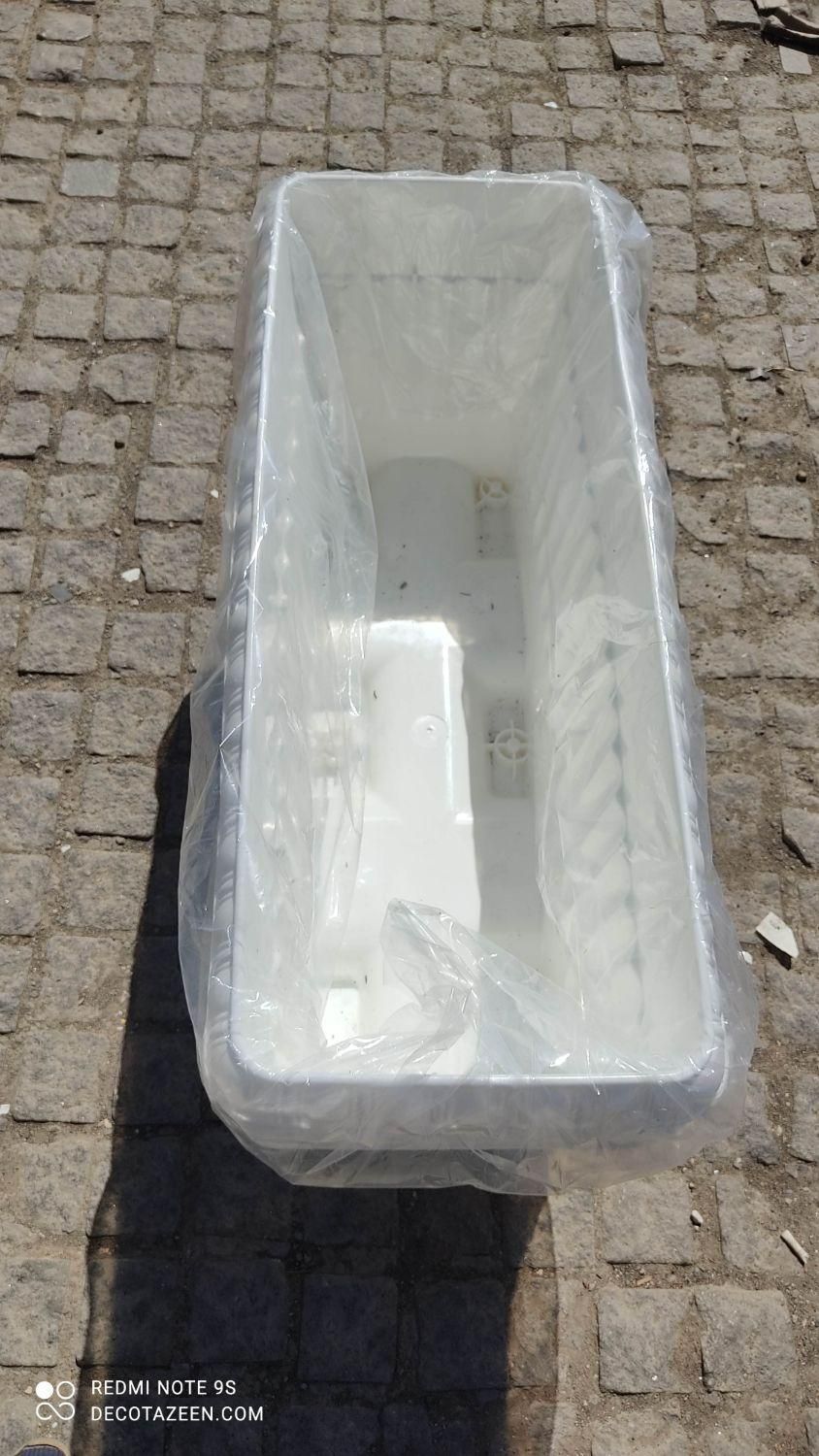 گلدان مستطیل پلاستیکی سایز بزرگ از کارخانه|گل و گیاه طبیعی|تهران, شهرک رضویه|دیوار