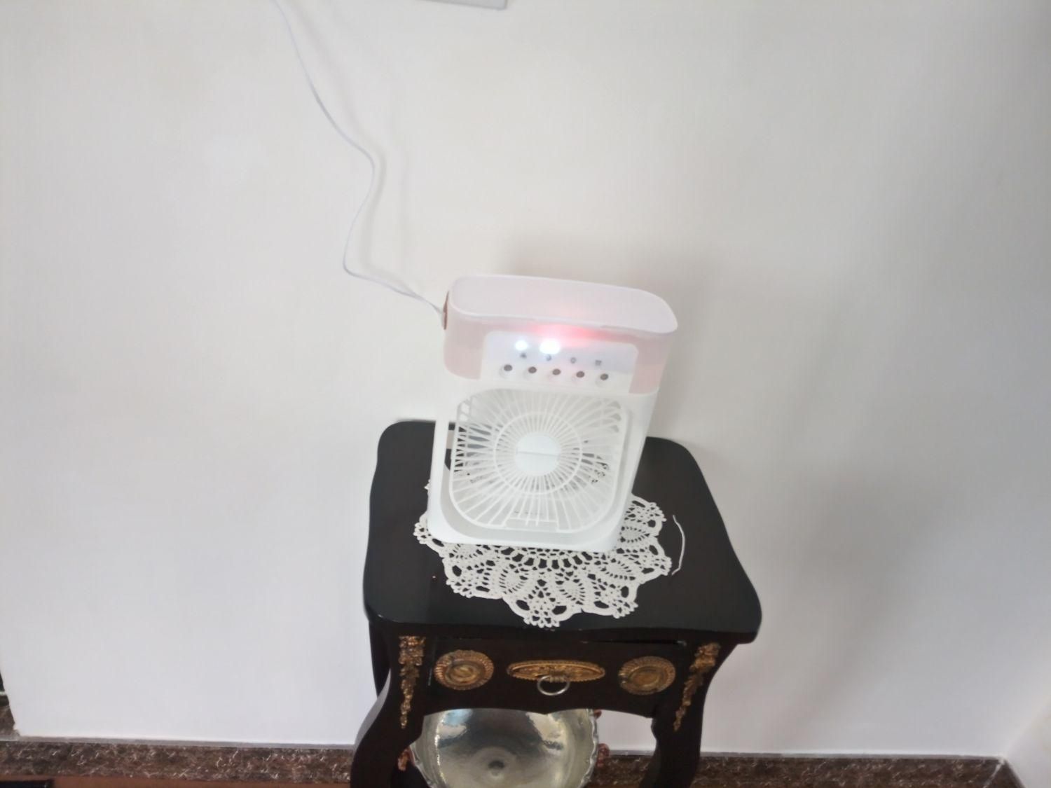 کولررومیزی مه پاشی برای محیط کوچک‌وداخل‌ماشین|پنکه و تصفیه‌کنندهٔ هوا|بیجار, |دیوار