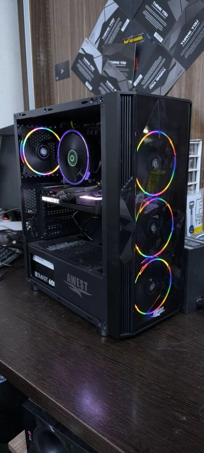 سیستم گیمینگ نسل ۱۲ + RTX 3060TI 8G در حد نو|رایانه رومیزی|تهران, فلسطین (میدان انقلاب)|دیوار