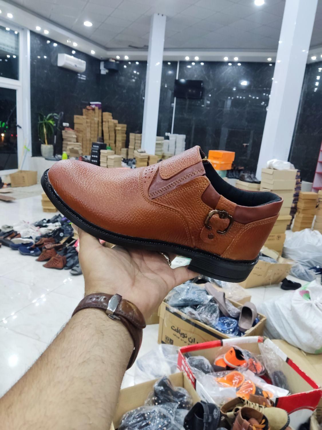 کفش مجلسی چرم طبیعی تبریز|کیف، کفش، کمربند|کرمانشاه, |دیوار