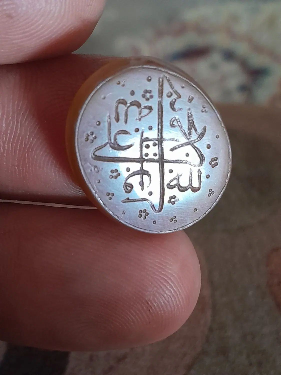 نگین کهربایی/ اصلی قدیمی باخطی هنرمندانه وزیبا|جواهرات|نیشابور, بنیاد شهید|دیوار