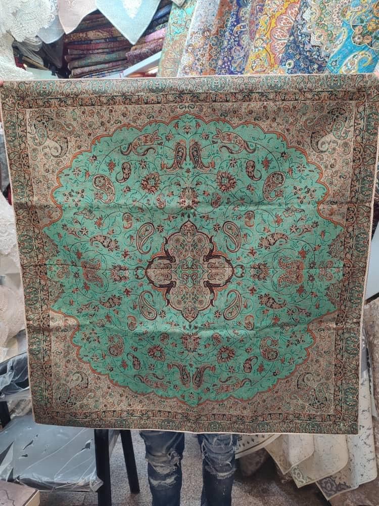 رومیزی مربع ترمه ۱متر در ۱متر عمده وتک|پرده، رانر، رومیزی|تهران, بازار|دیوار