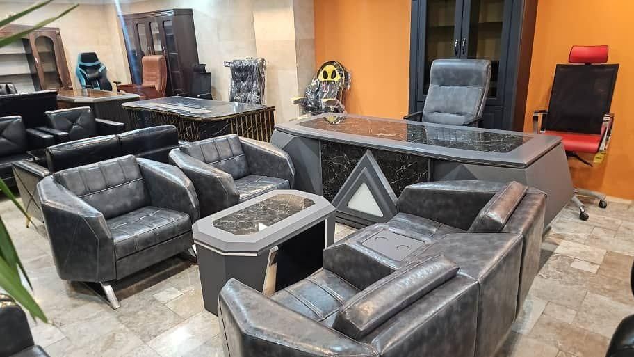 میز کامپیوتر کیس فلز چوب چرم پارچه چین مبل لی چری|دفتر کار|قم, بنیاد|دیوار