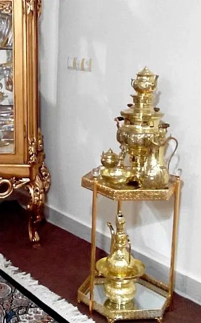 میز بار طلایی|مبلمان خانگی و میز عسلی|مشهد, کوشش|دیوار